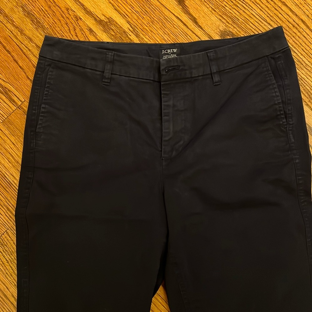 JCrew High rise Girlfriend Chino